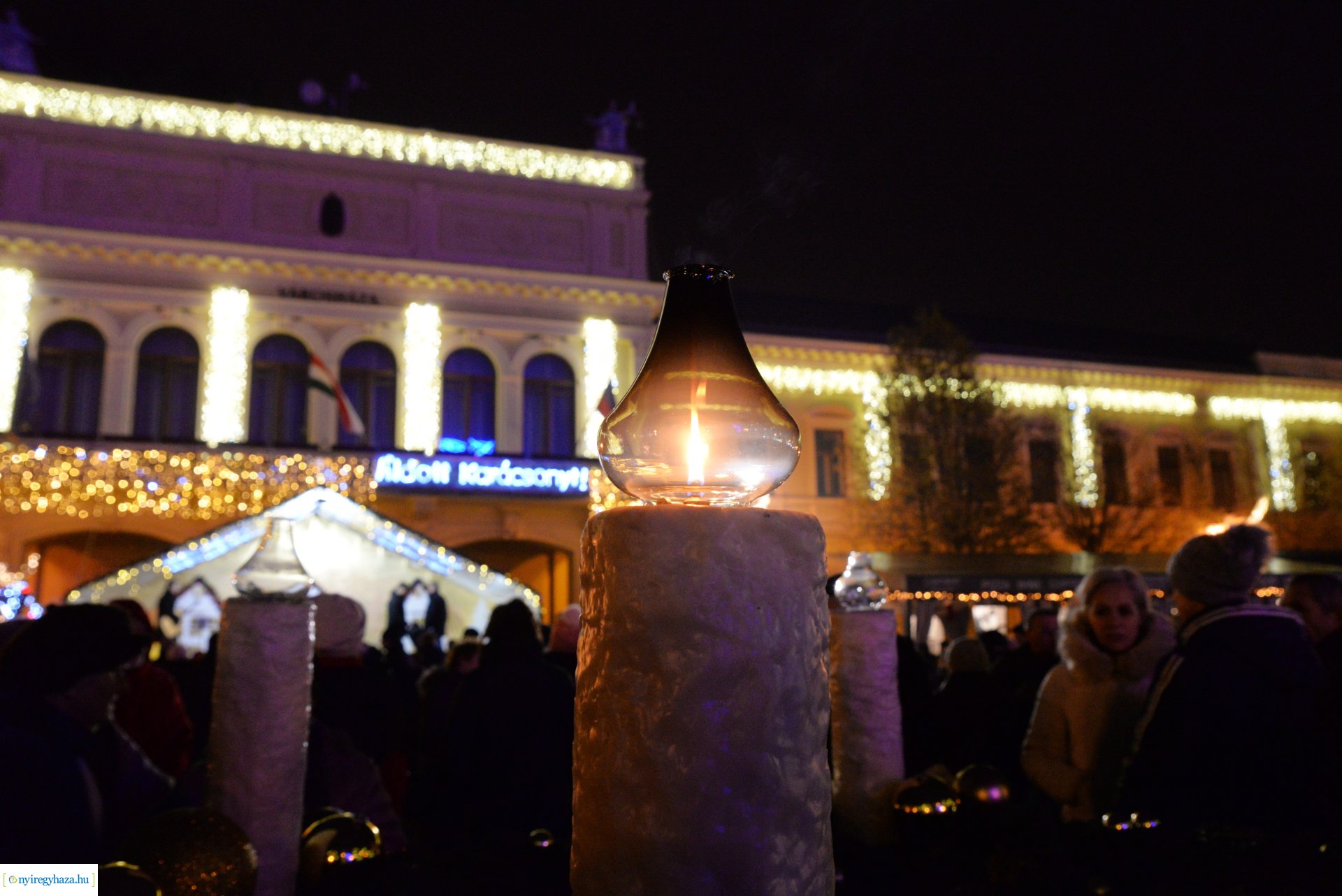 Meggyújtották advent harmadik gyertyáját - 2023