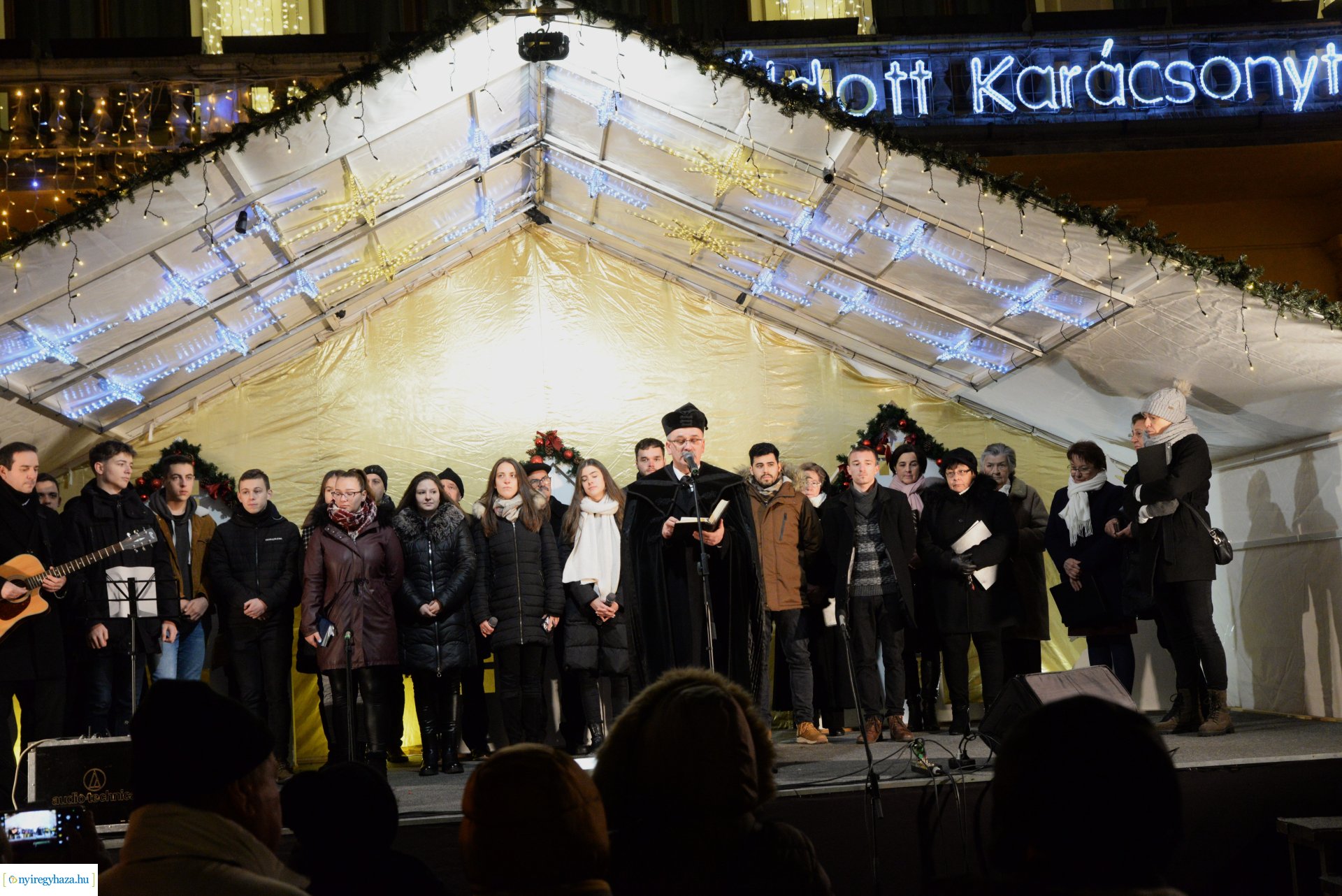 Meggyújtották advent harmadik gyertyáját - 2023