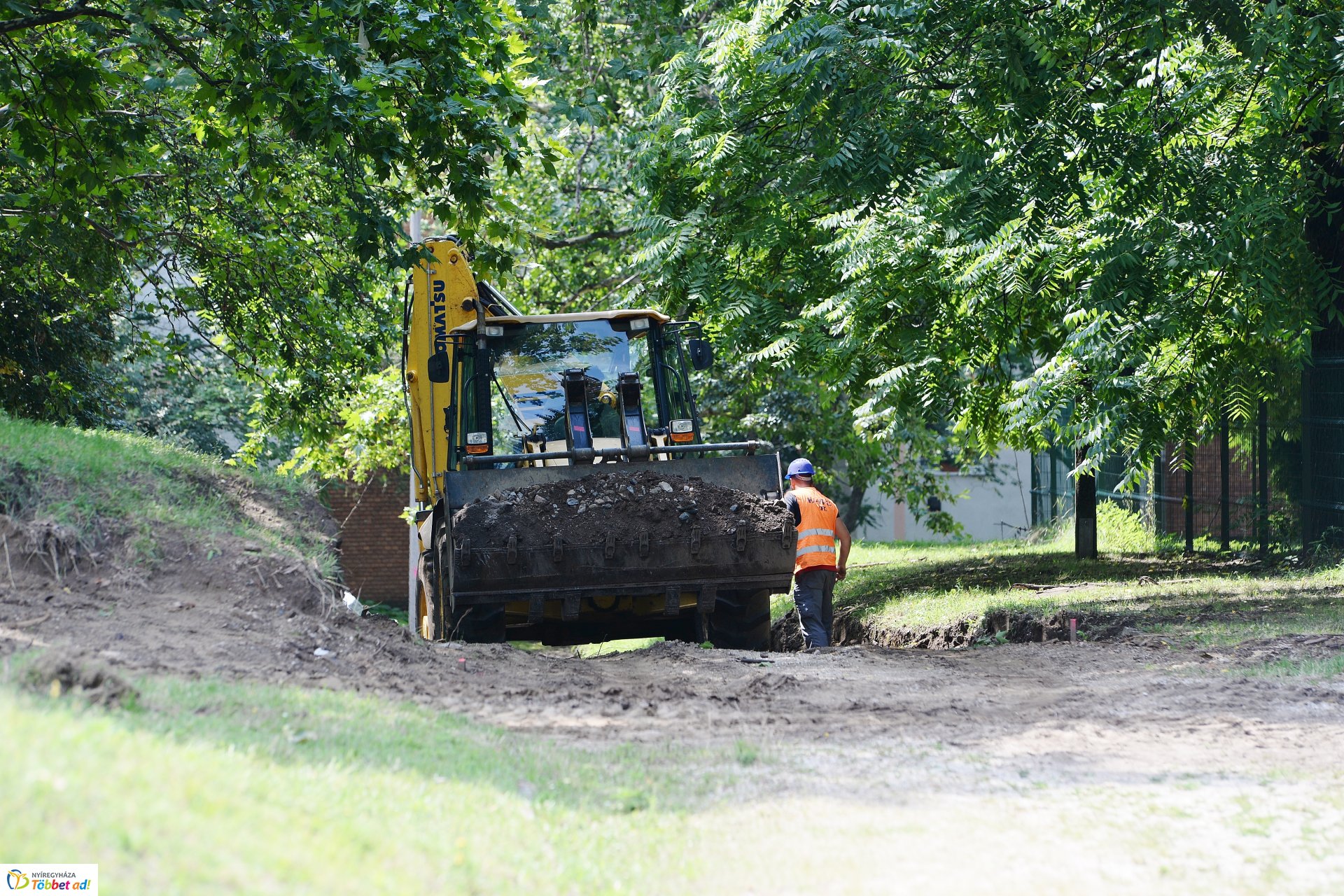 Megkezdődött a Robinson domb felújítása