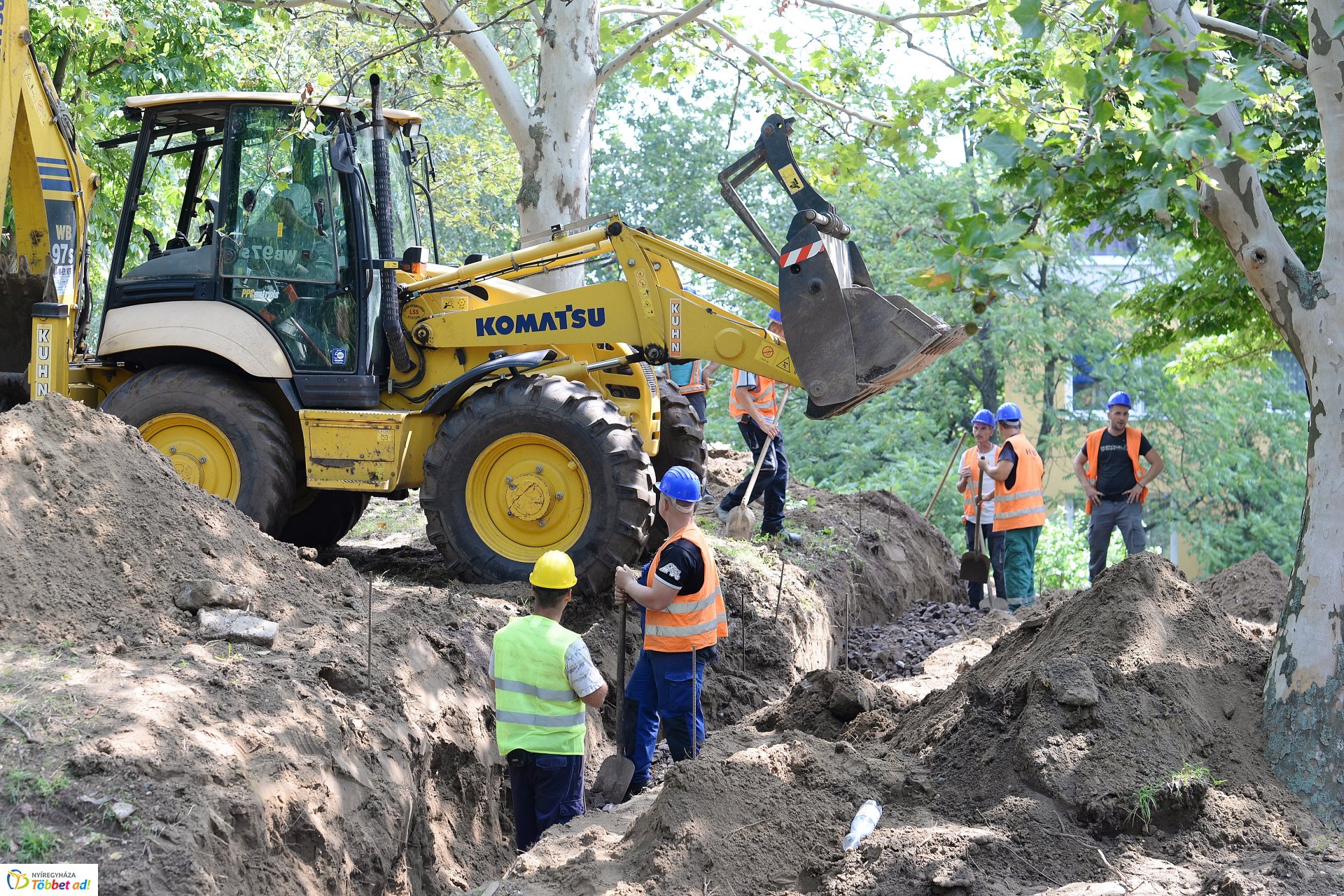 Megkezdődött a Robinson domb felújítása