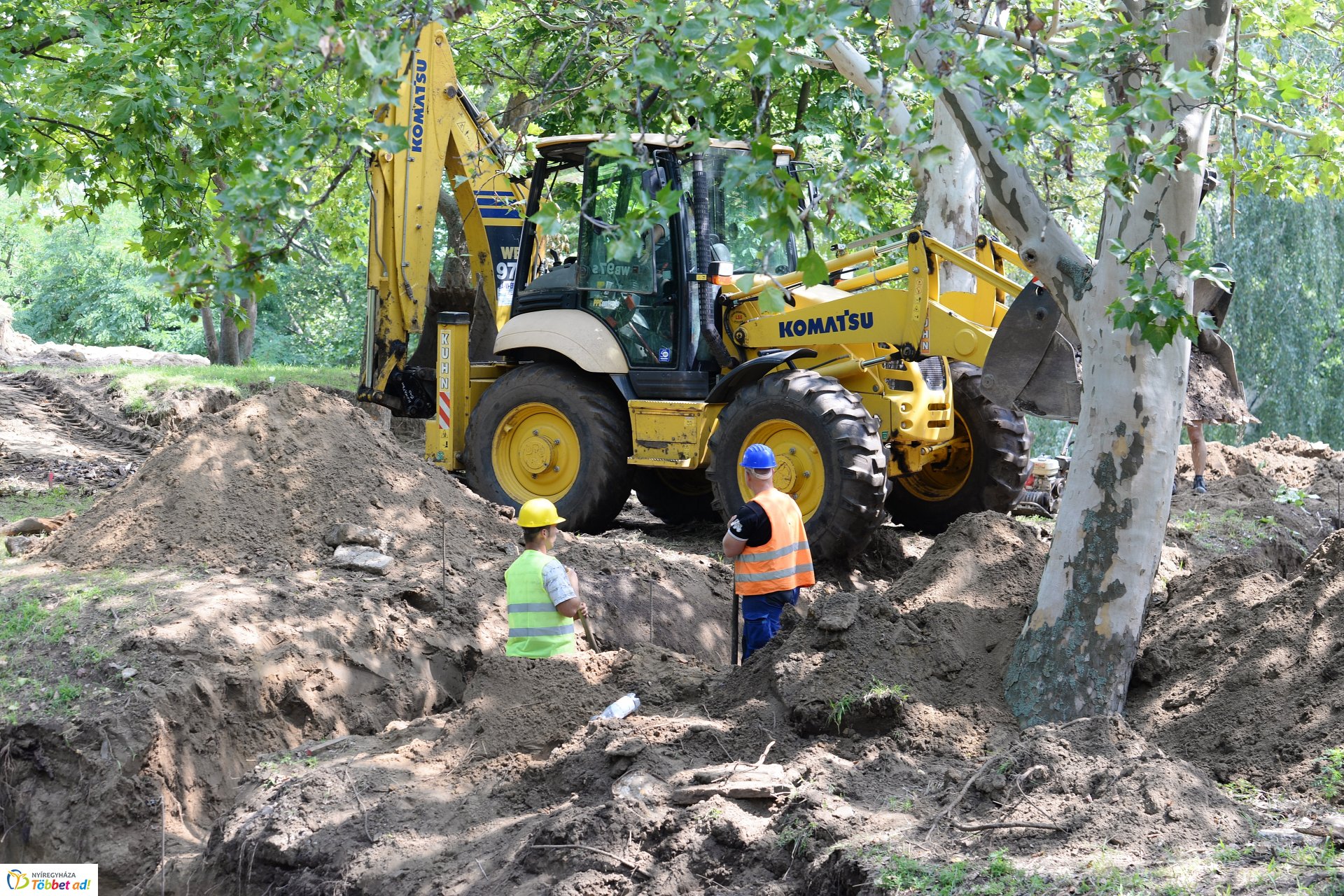 Megkezdődött a Robinson domb felújítása