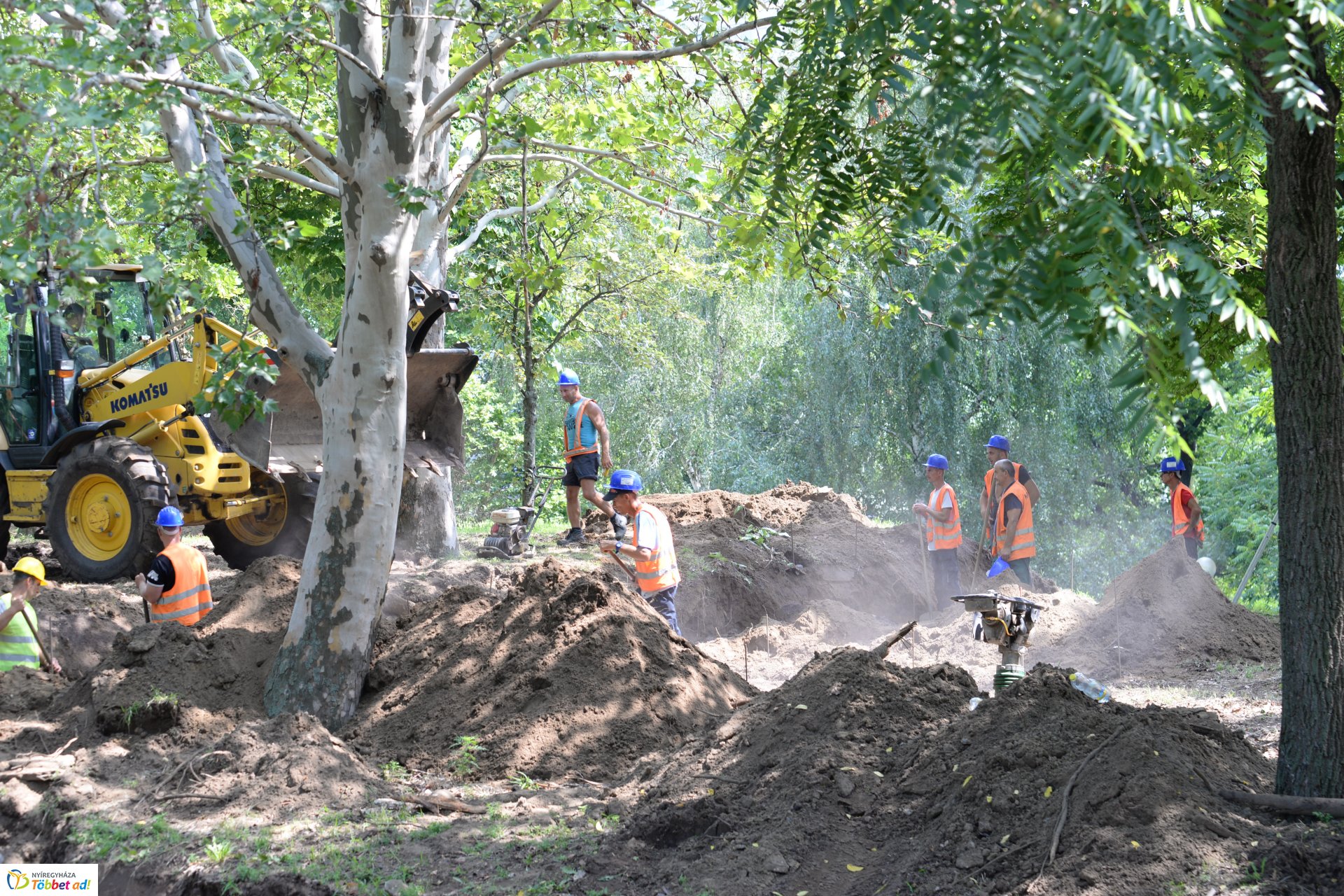 Megkezdődött a Robinson domb felújítása