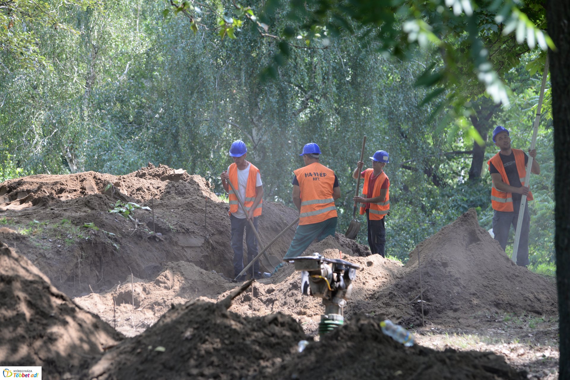 Megkezdődött a Robinson domb felújítása