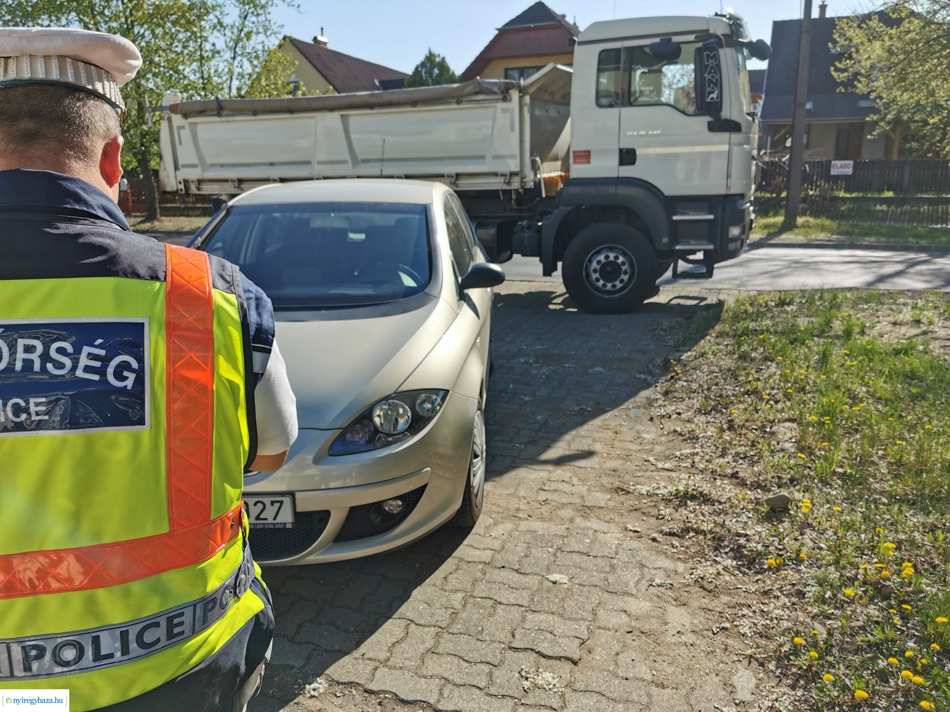 Megsérült szélvédő