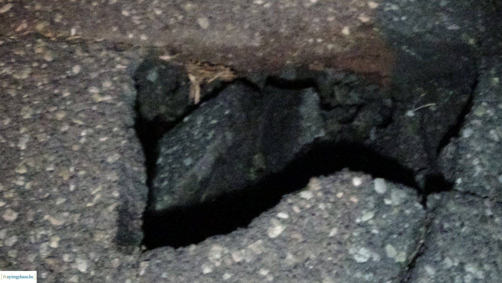 Megsüllyedt az úttest a Honvéd utcán, elkezdődött a helyreállítás