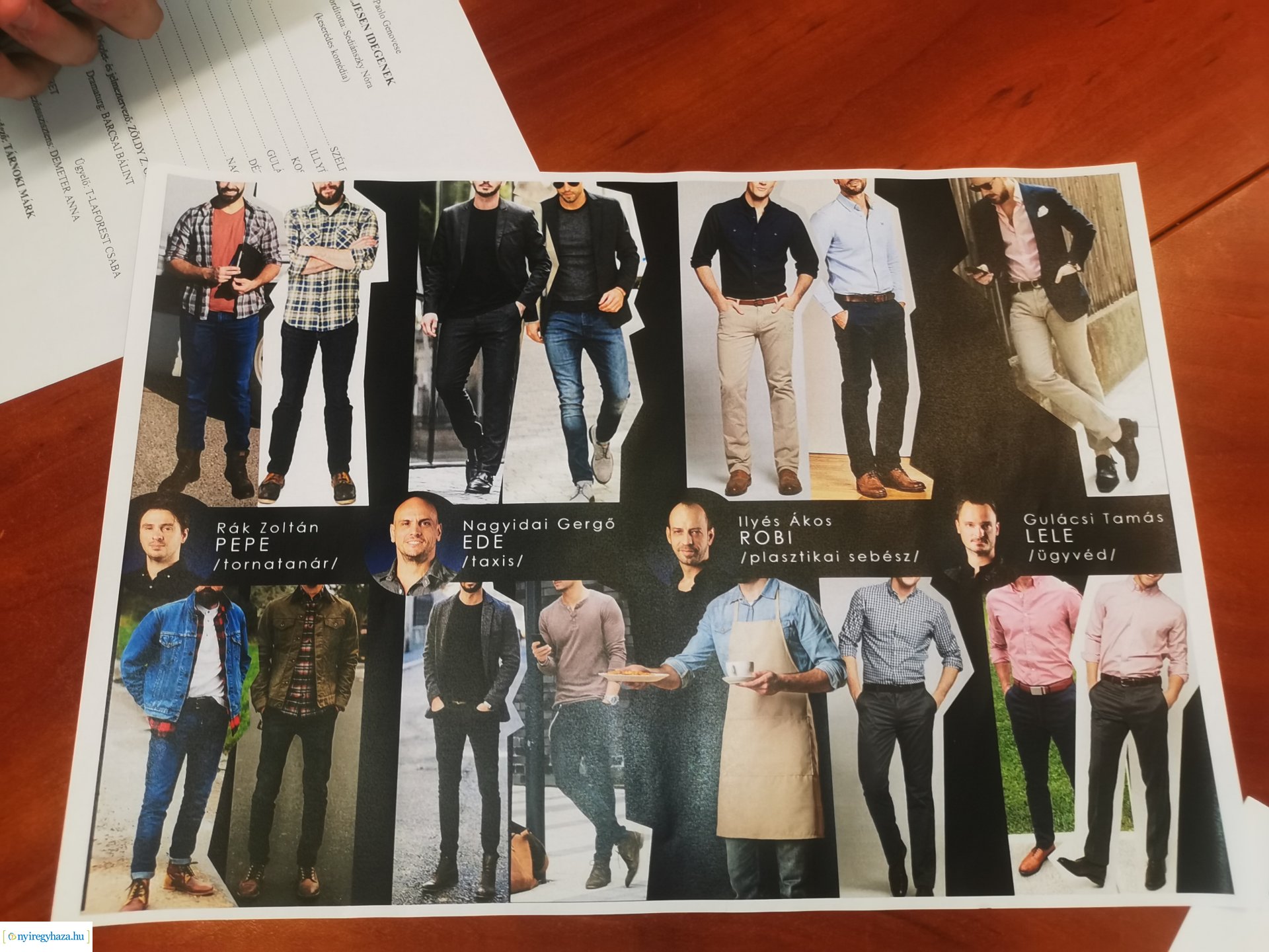 Megtartották a Teljesen idegenek előadás díszlet-, és jelmezterveinek elfogadását a színházban