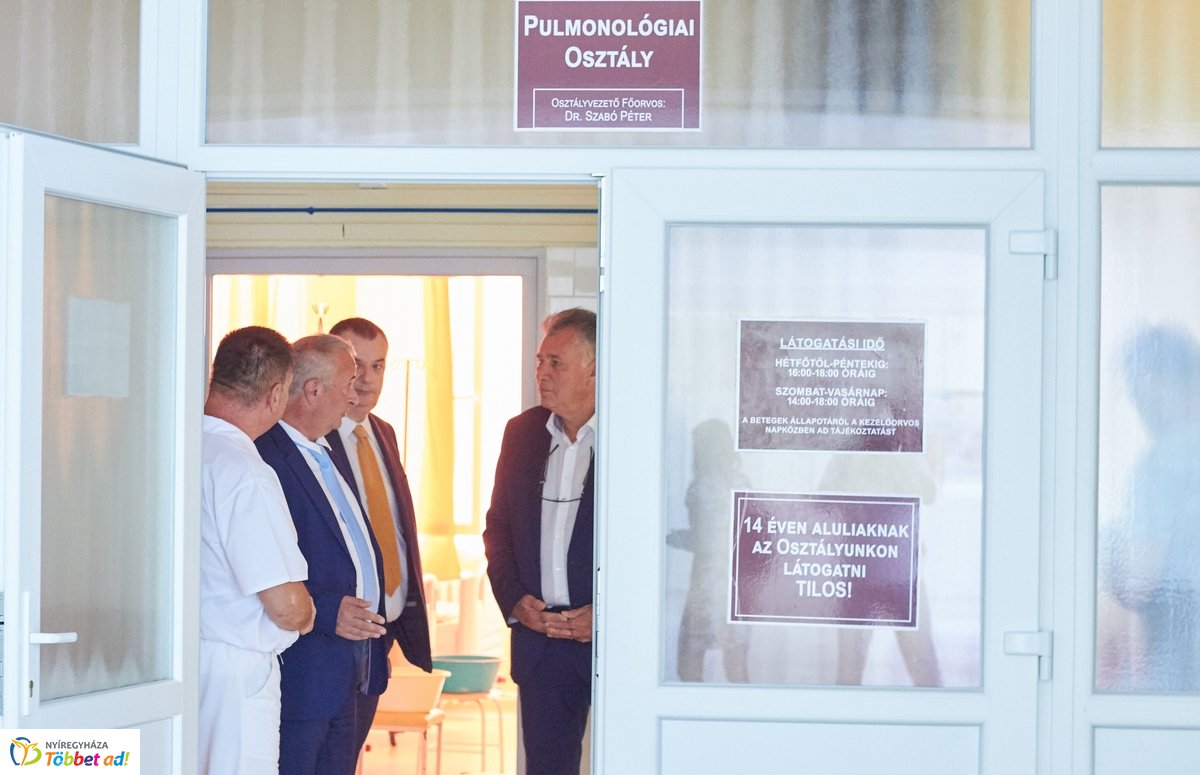 Megújult a pulmonológiai osztály