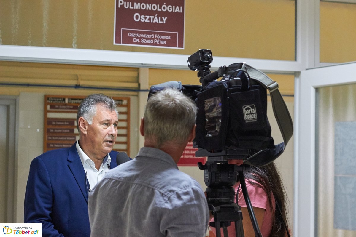 Megújult a pulmonológiai osztály