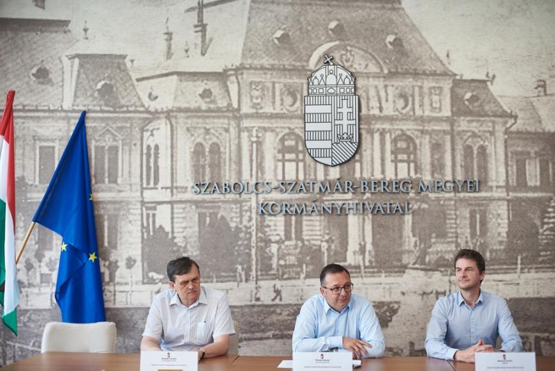 Megyeháza korszerűsítése - sajtótájékoztató 20210714
