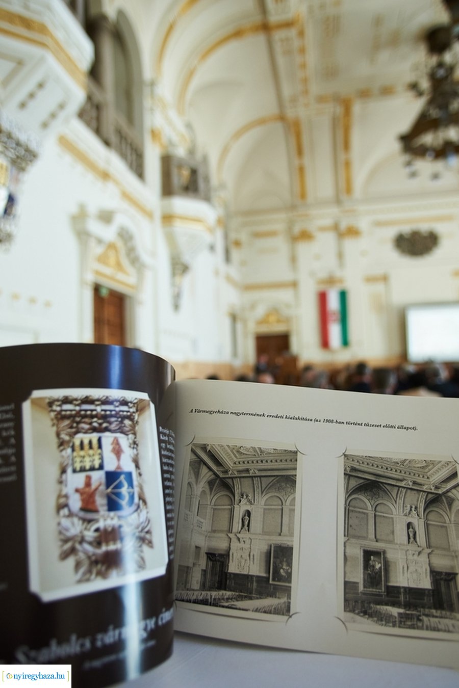 Megyeháza tetőszerkezetének ünnepélyes átadása