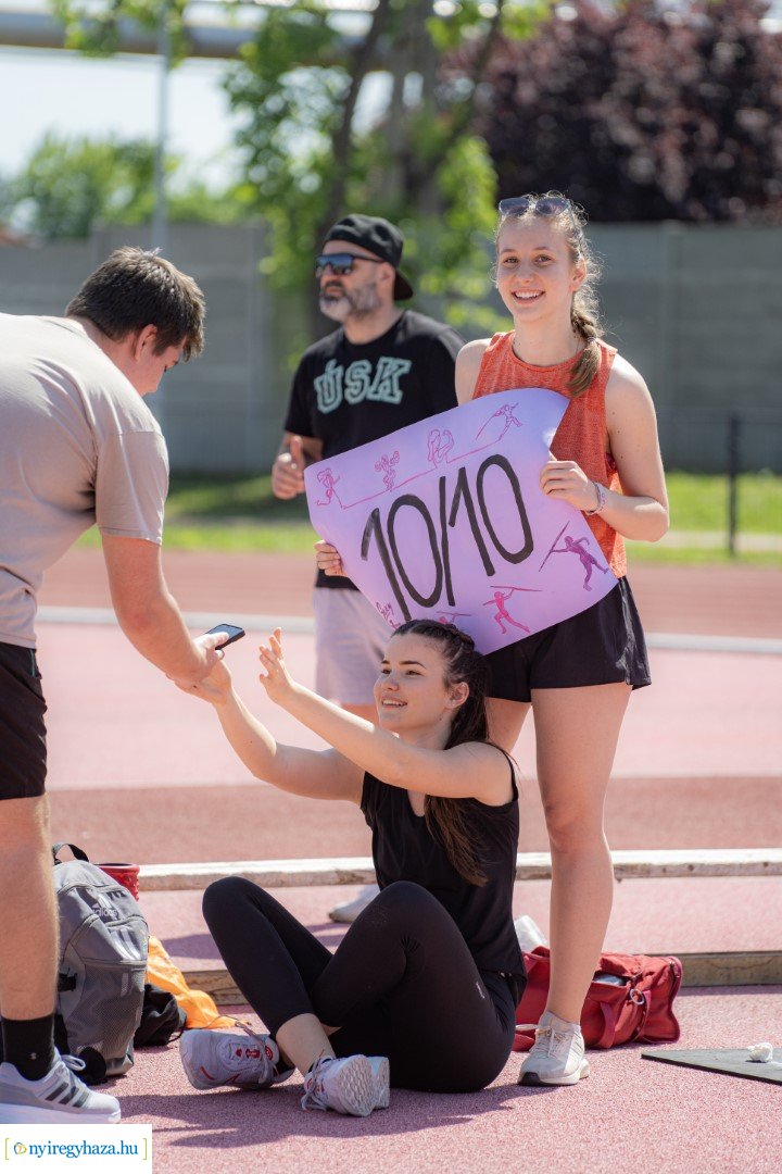 Megyei Diákolimpia 2024 a Nyíregyházi Atlétikai Centrumban