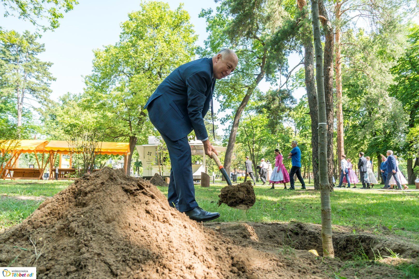 Megyei Jogú Városok Polgármesterei ültettek fákat Sóstógyógyfürdőn