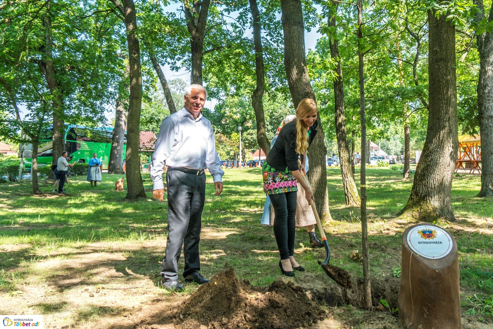 Megyei Jogú Városok Polgármesterei ültettek fákat Sóstógyógyfürdőn