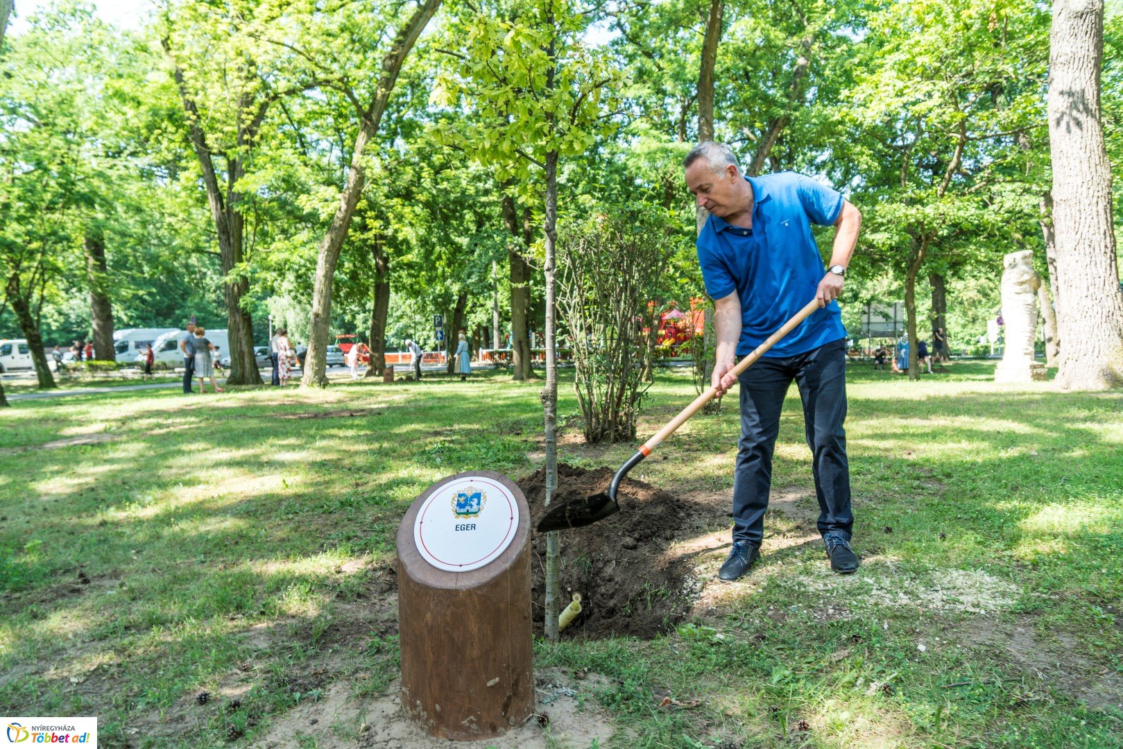 Megyei Jogú Városok Polgármesterei ültettek fákat Sóstógyógyfürdőn