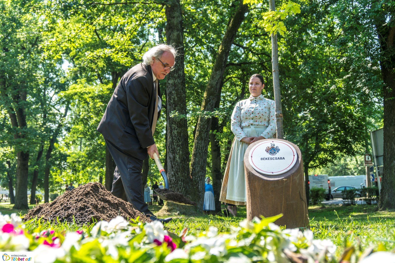Megyei Jogú Városok Polgármesterei ültettek fákat Sóstógyógyfürdőn