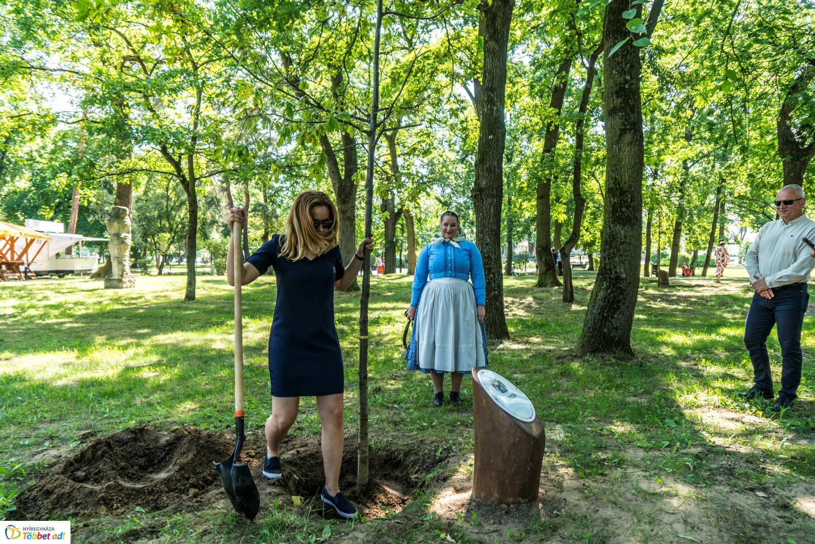 Megyei Jogú Városok Polgármesterei ültettek fákat Sóstógyógyfürdőn