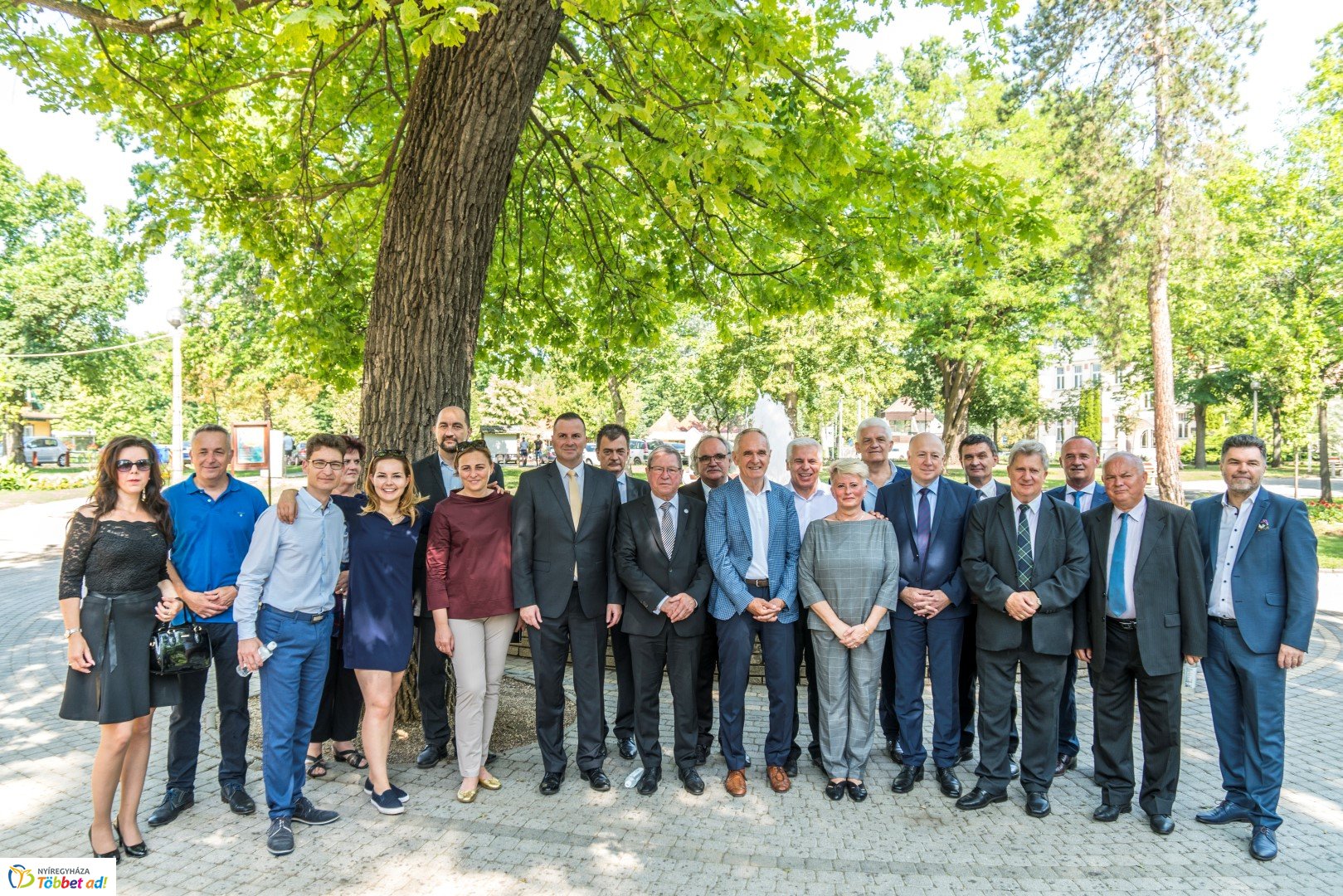 Megyei Jogú Városok Polgármesterei ültettek fákat Sóstógyógyfürdőn