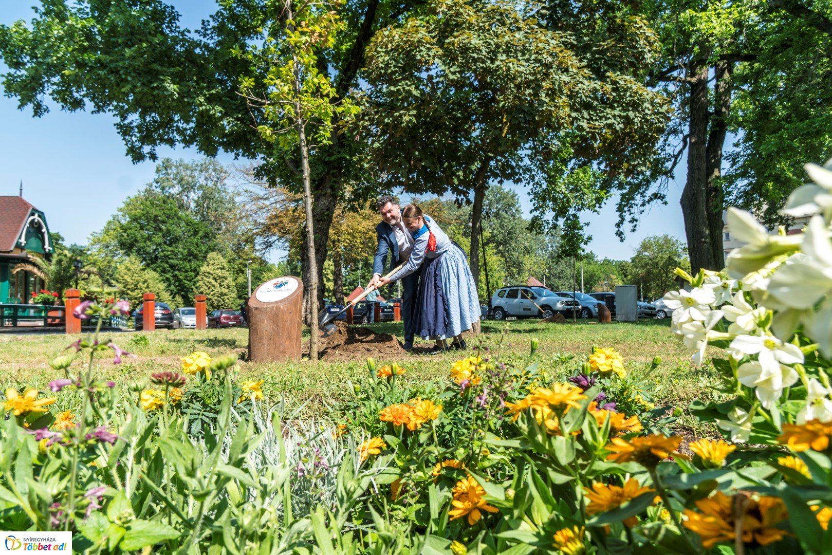 Megyei Jogú Városok Polgármesterei ültettek fákat Sóstógyógyfürdőn