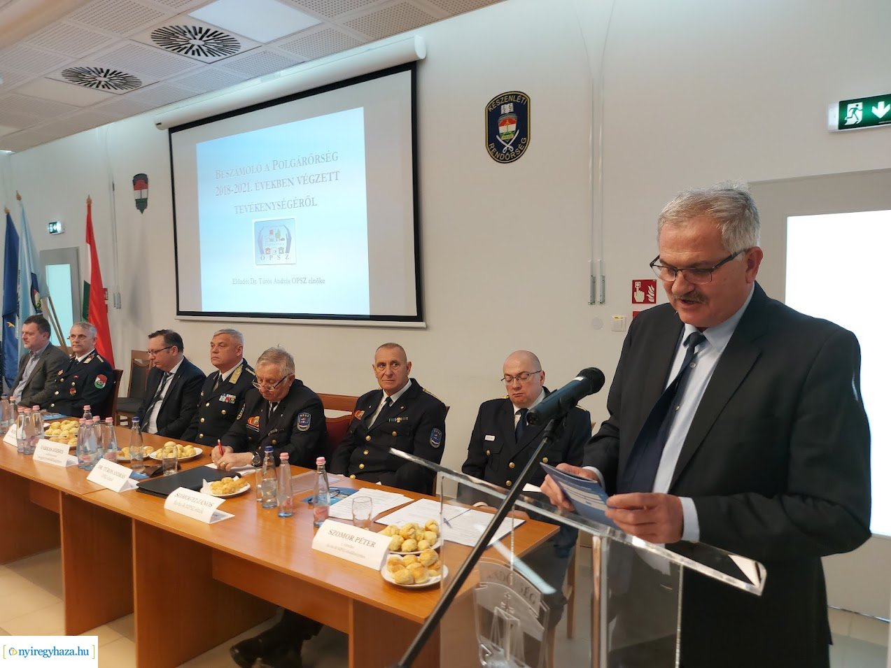 Megyei küldött értekezletet tartott a polgárőrség a hétvégén