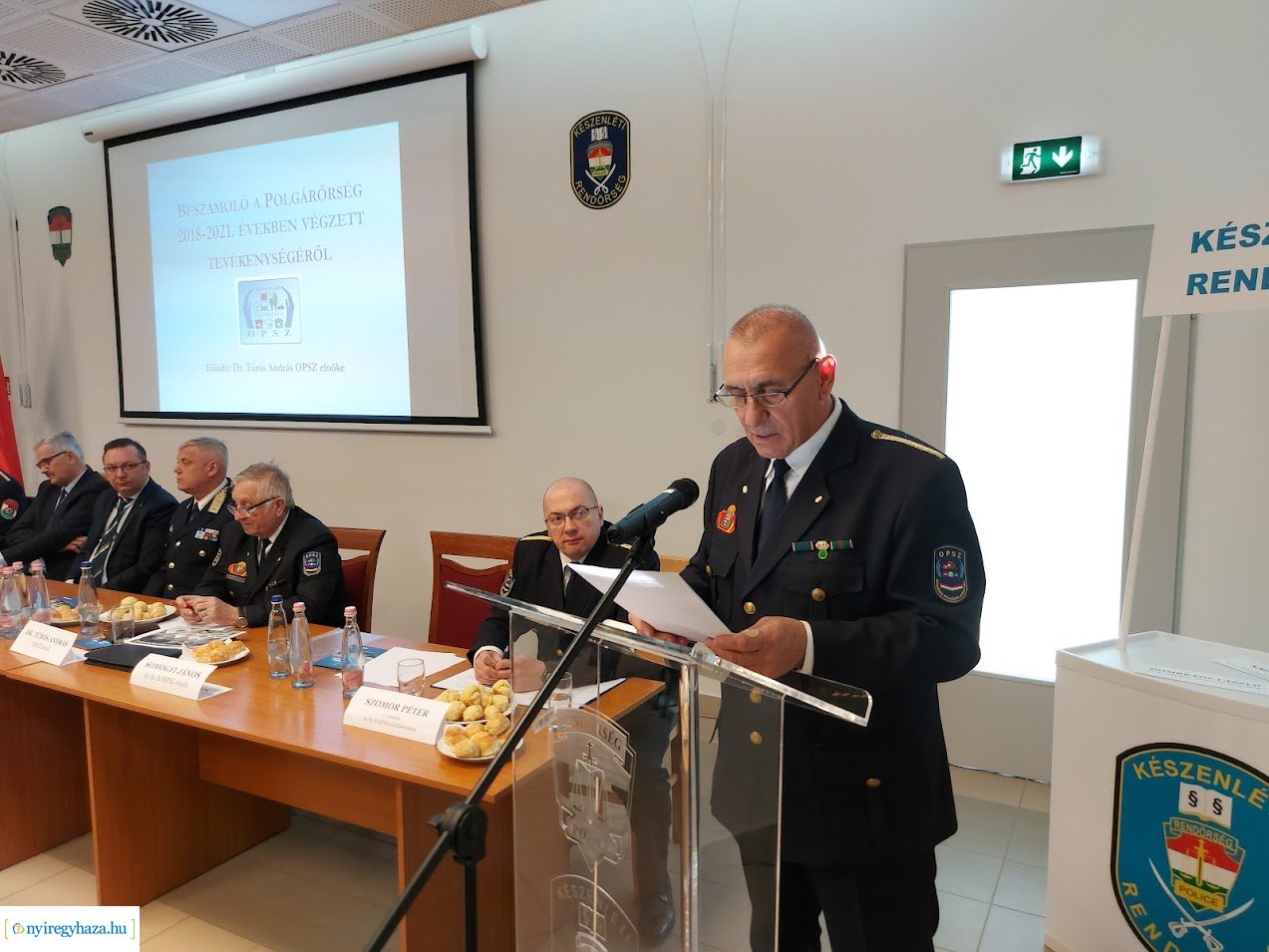 Megyei küldött értekezletet tartott a polgárőrség a hétvégén