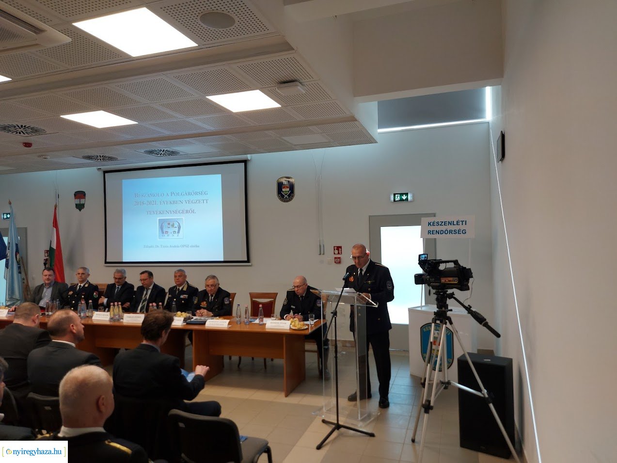 Megyei küldött értekezletet tartott a polgárőrség a hétvégén