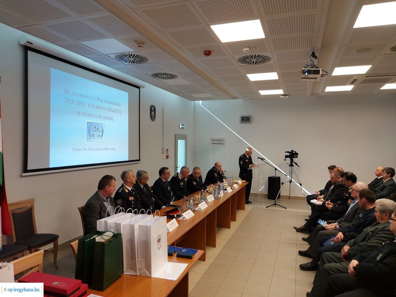 Megyei küldött értekezletet tartott a polgárőrség a hétvégén