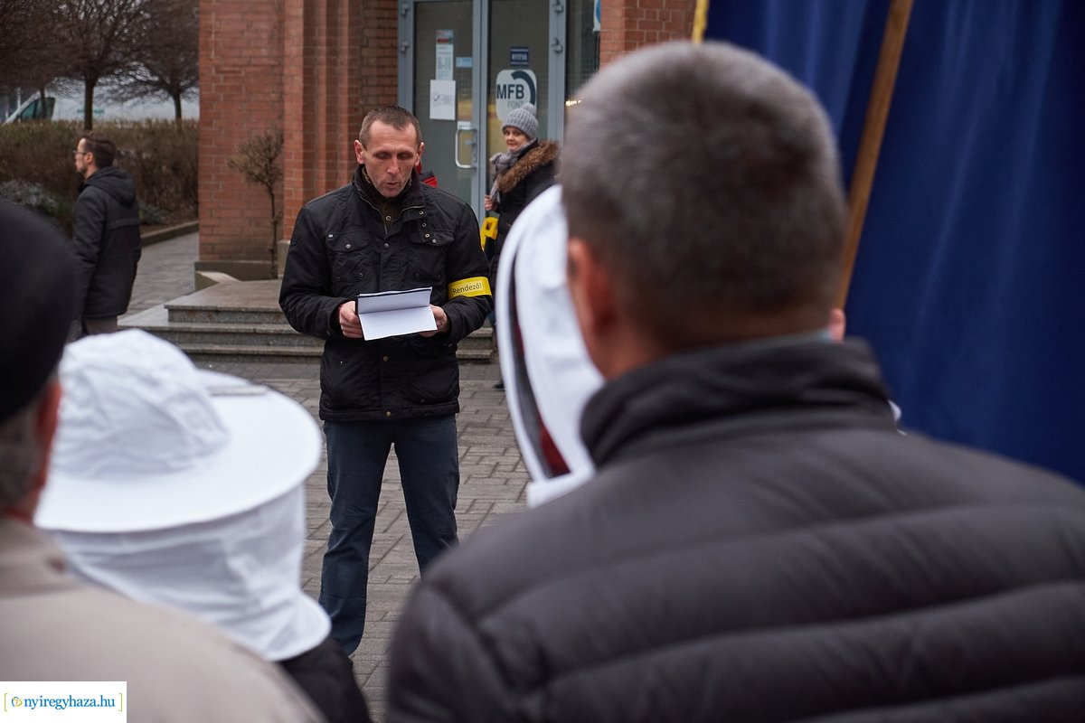 Méhész demonstráció 20210127