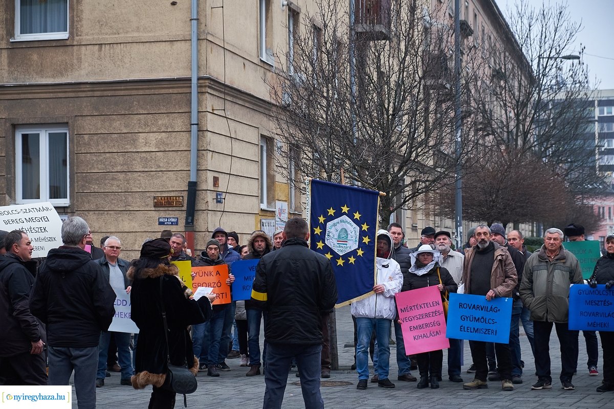 Méhész demonstráció 20210127