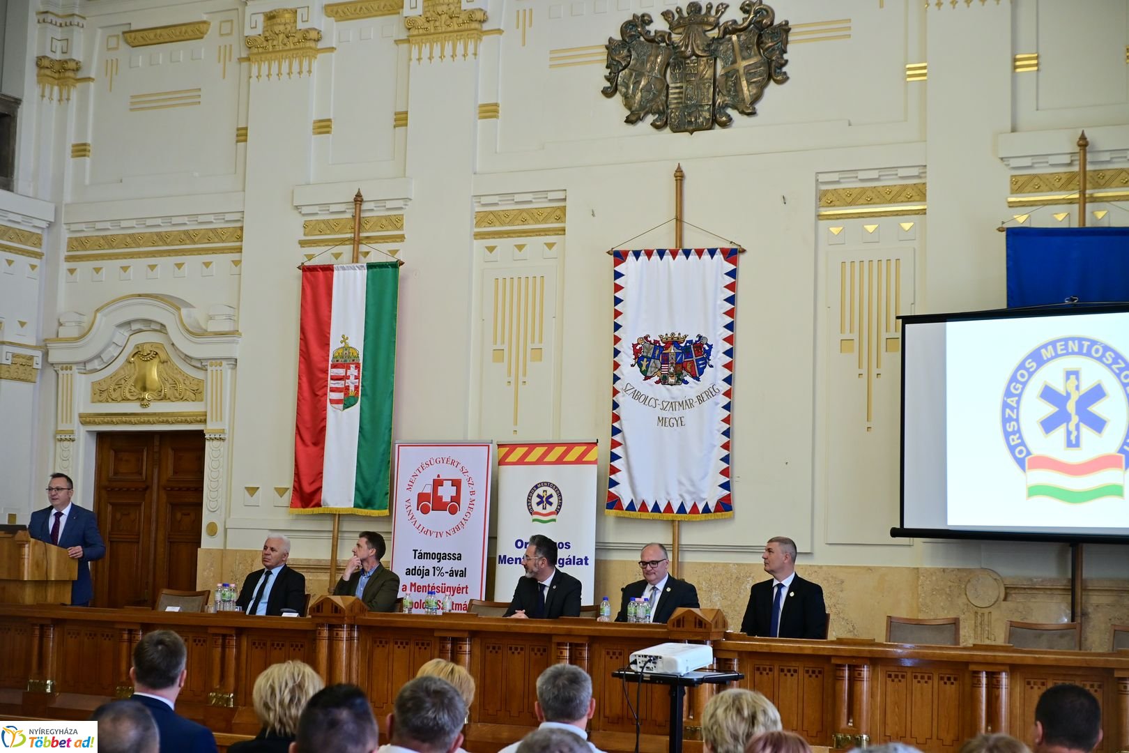 Mentők napja  a Megyeházán 2025 májusában