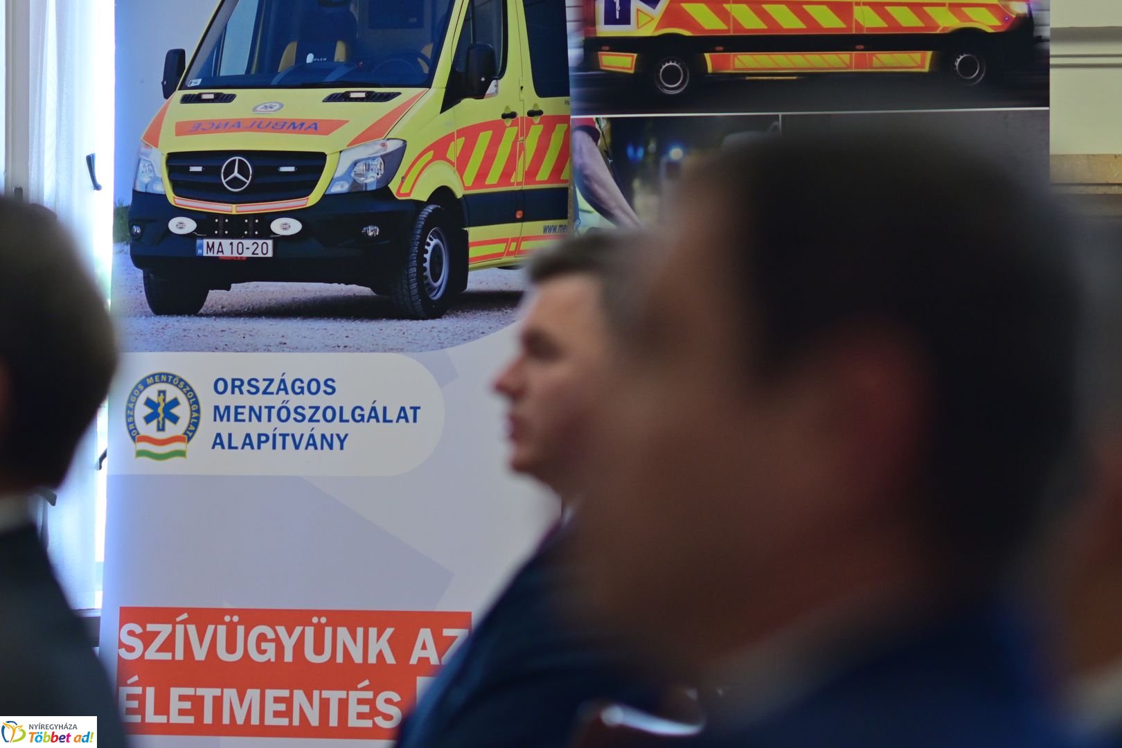 Mentők napja  a Megyeházán 2025 májusában