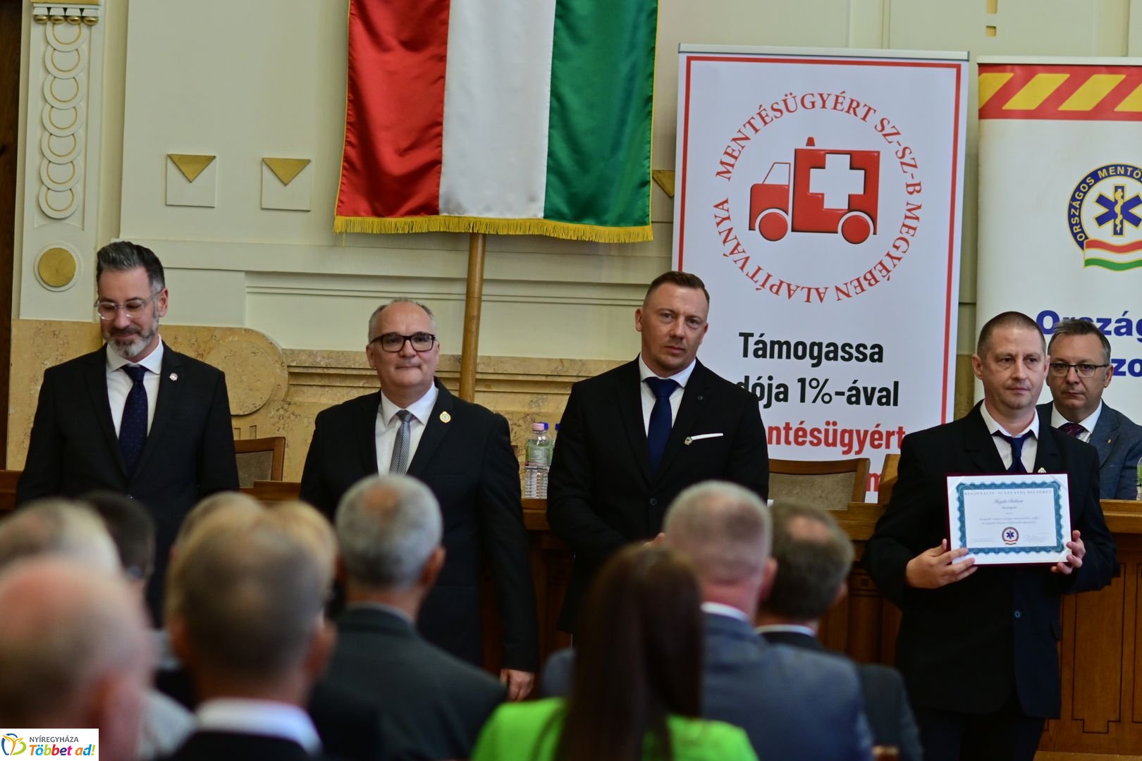 Mentők napja  a Megyeházán 2025 májusában