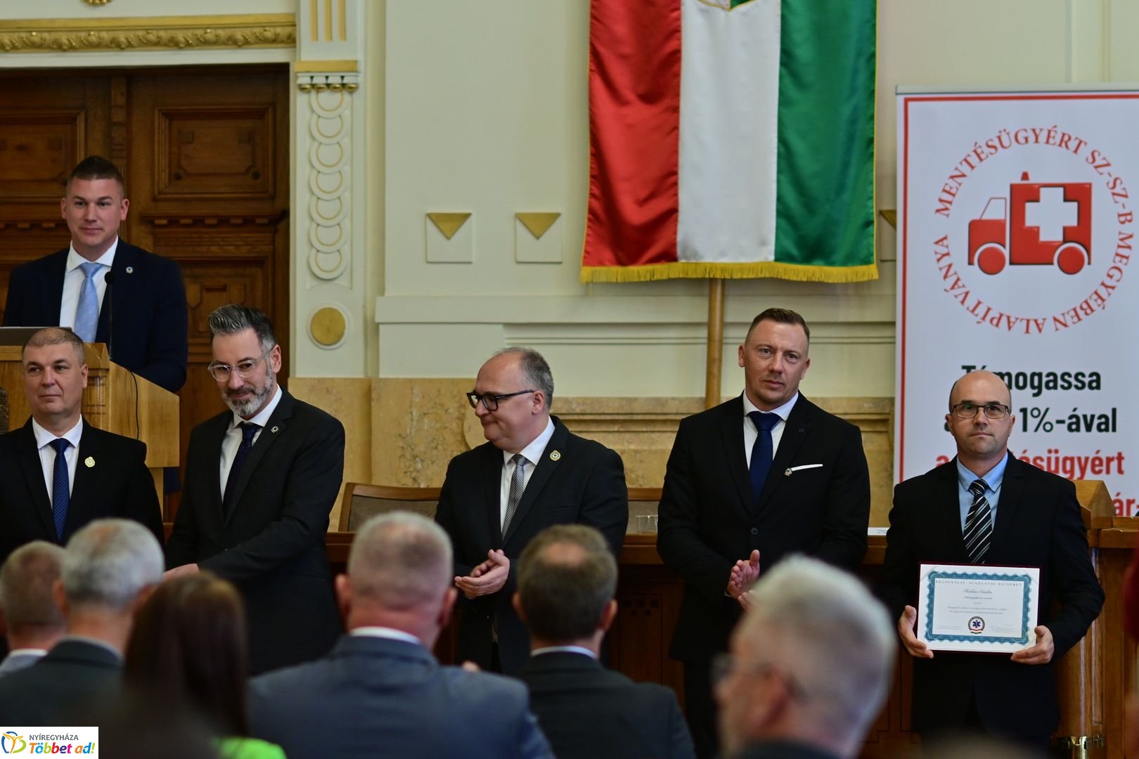 Mentők napja  a Megyeházán 2025 májusában