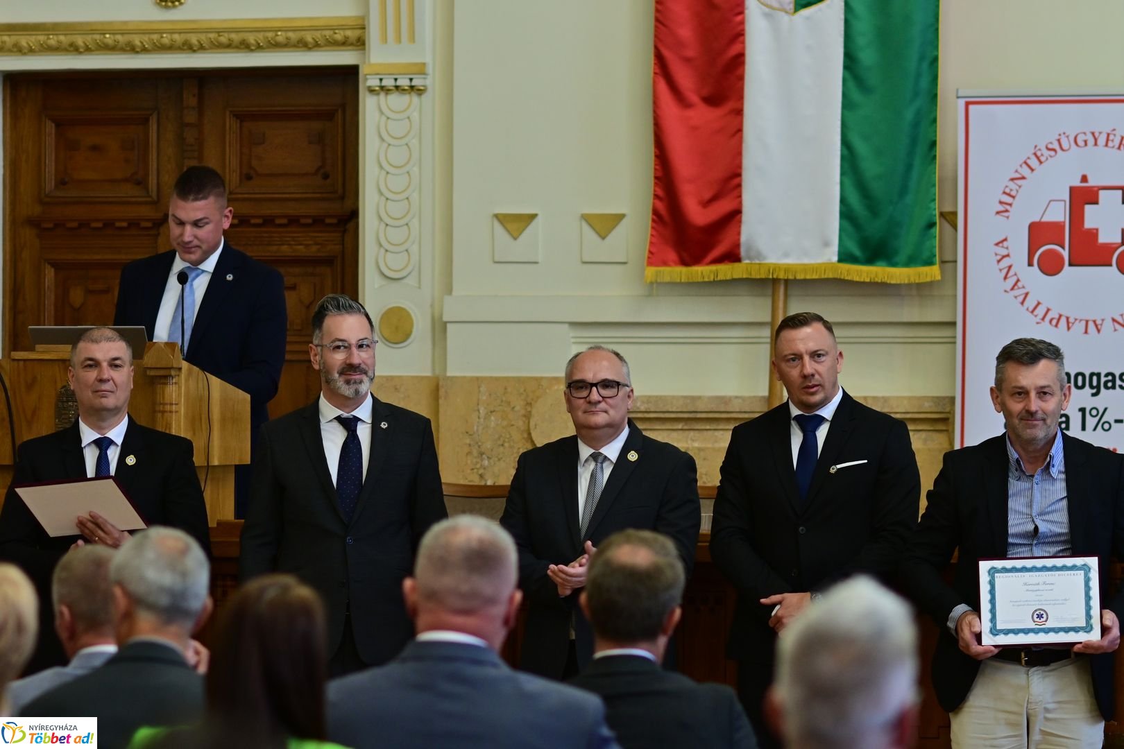 Mentők napja  a Megyeházán 2025 májusában