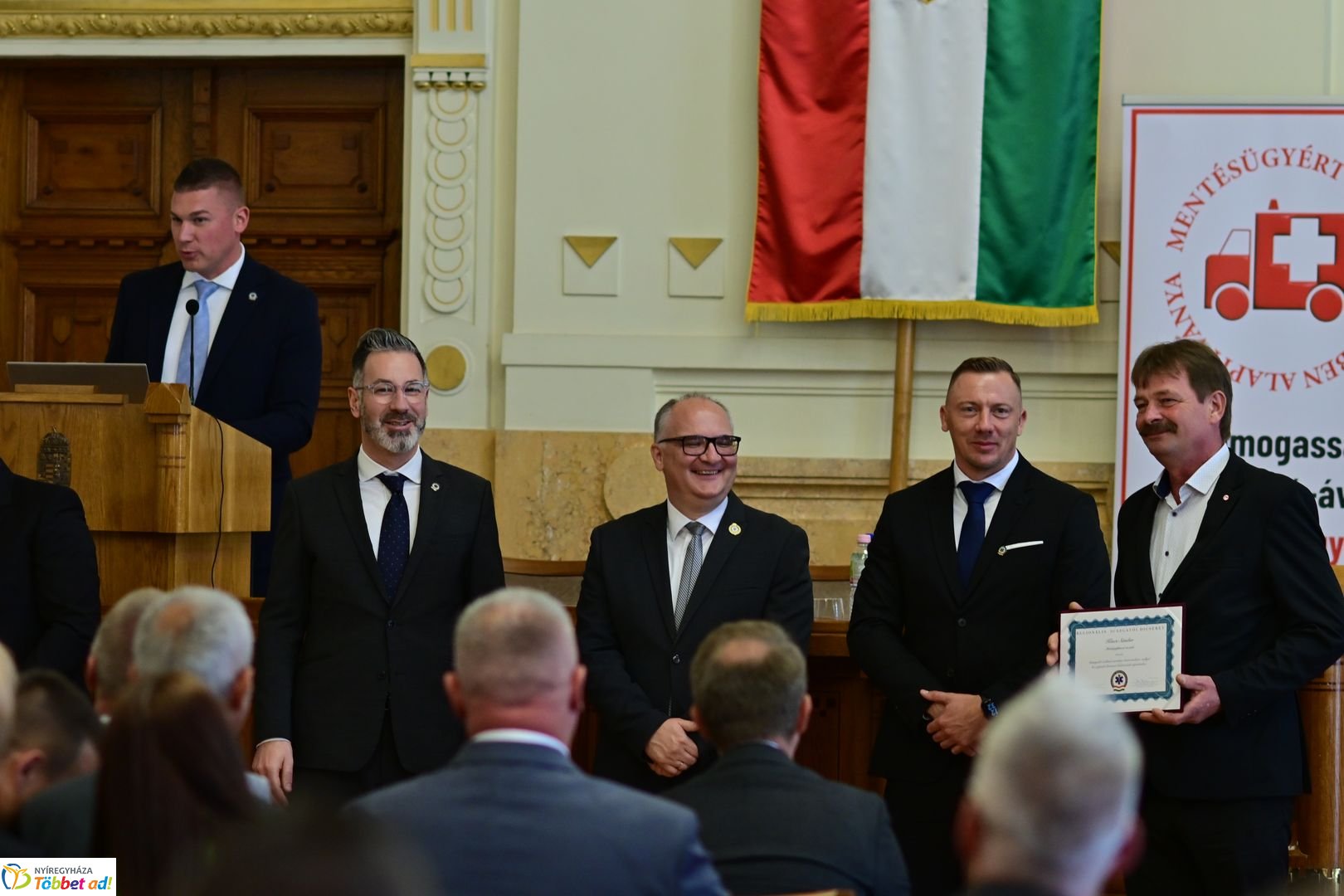 Mentők napja  a Megyeházán 2025 májusában