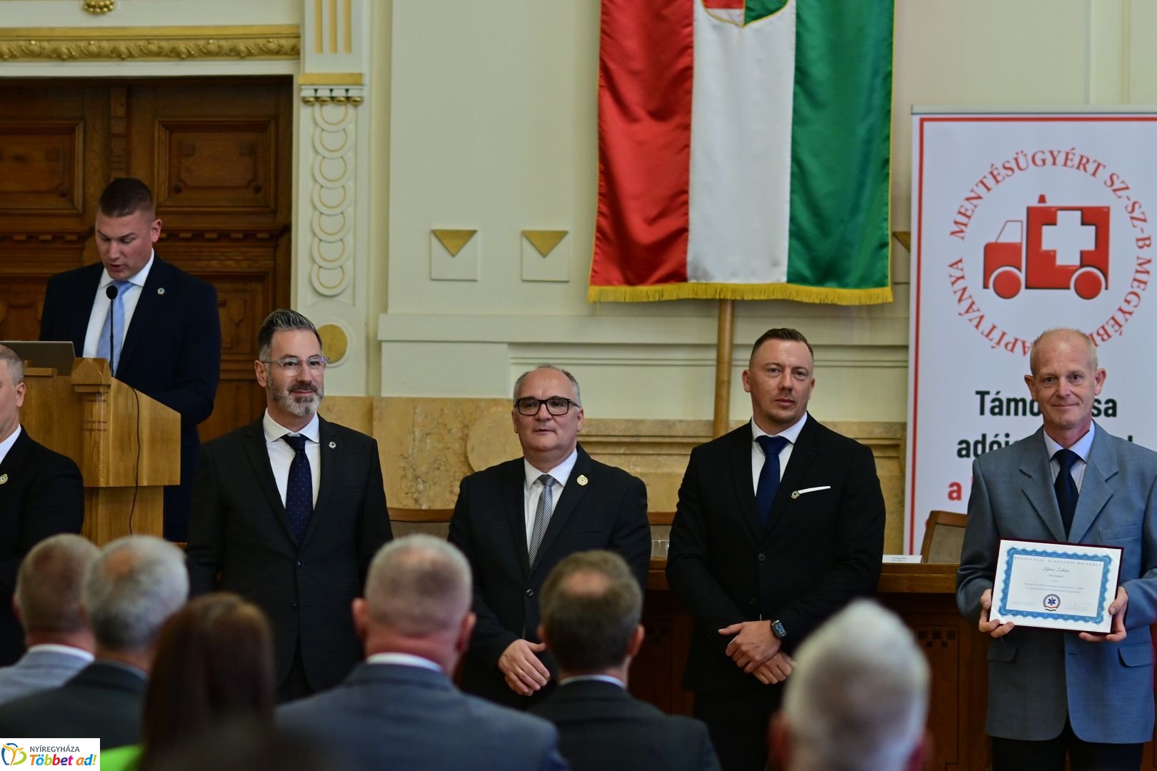 Mentők napja  a Megyeházán 2025 májusában