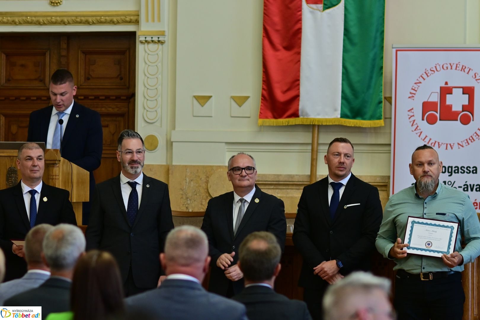 Mentők napja  a Megyeházán 2025 májusában