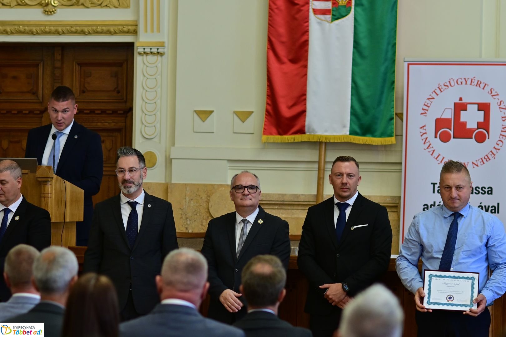 Mentők napja  a Megyeházán 2025 májusában