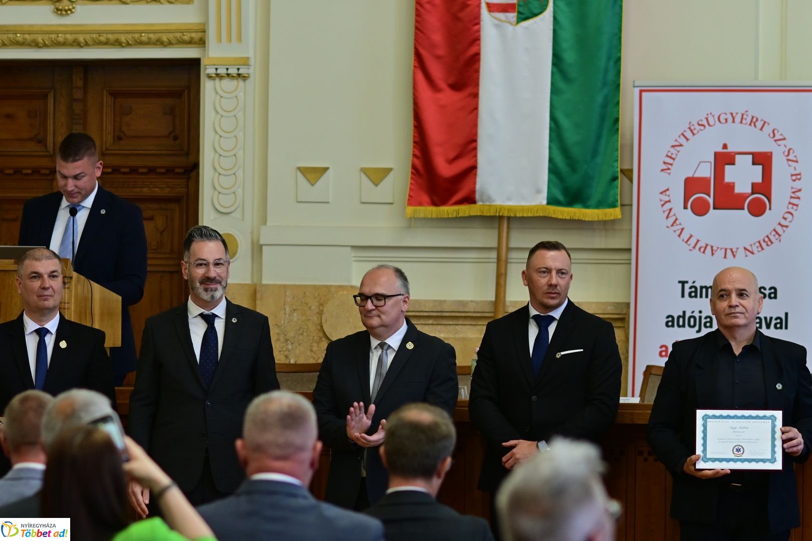 Mentők napja  a Megyeházán 2025 májusában