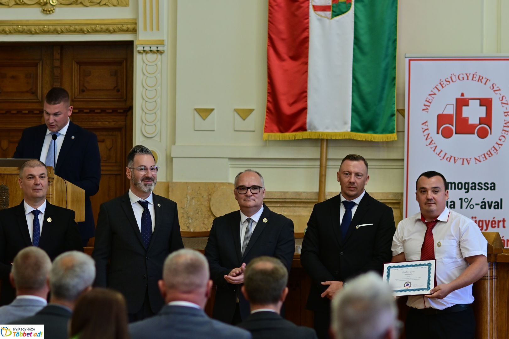 Mentők napja  a Megyeházán 2025 májusában