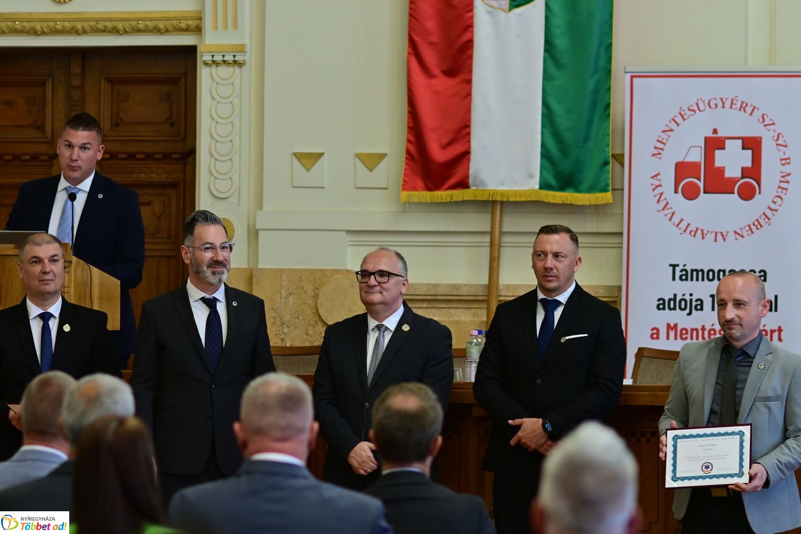 Mentők napja  a Megyeházán 2025 májusában