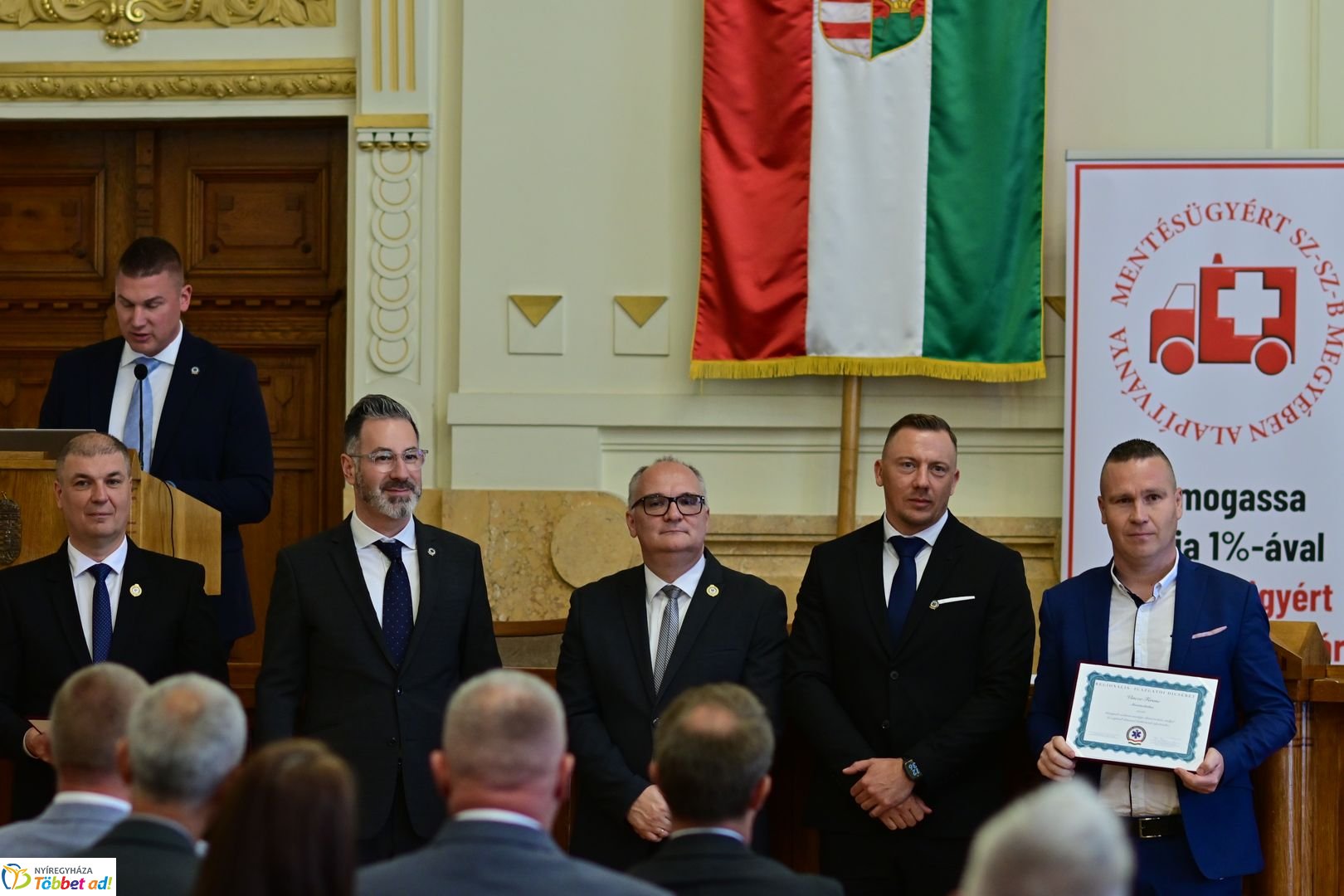 Mentők napja  a Megyeházán 2025 májusában