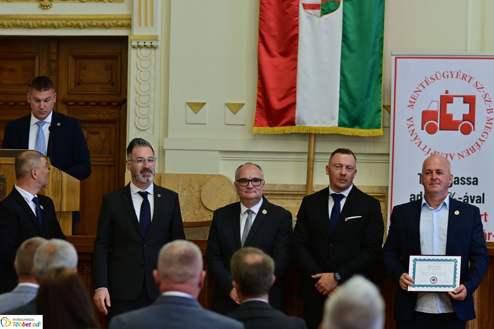 Mentők napja  a Megyeházán 2025 májusában