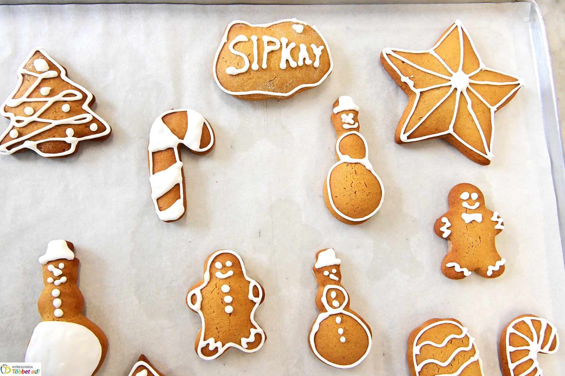 Mézeskalács készül a Sipkay cukrászműhelyében