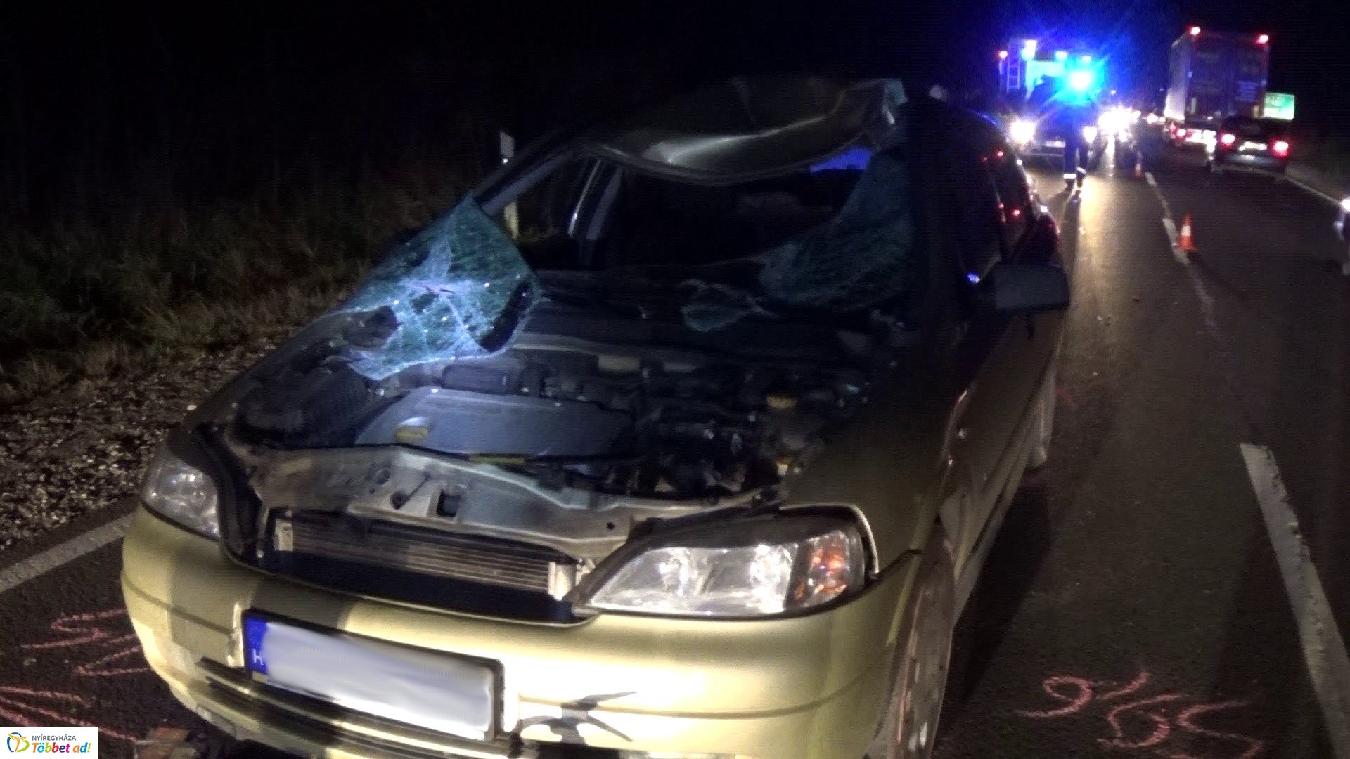 Mezőgazdasági gépnek ütközött egy személygépkocsi