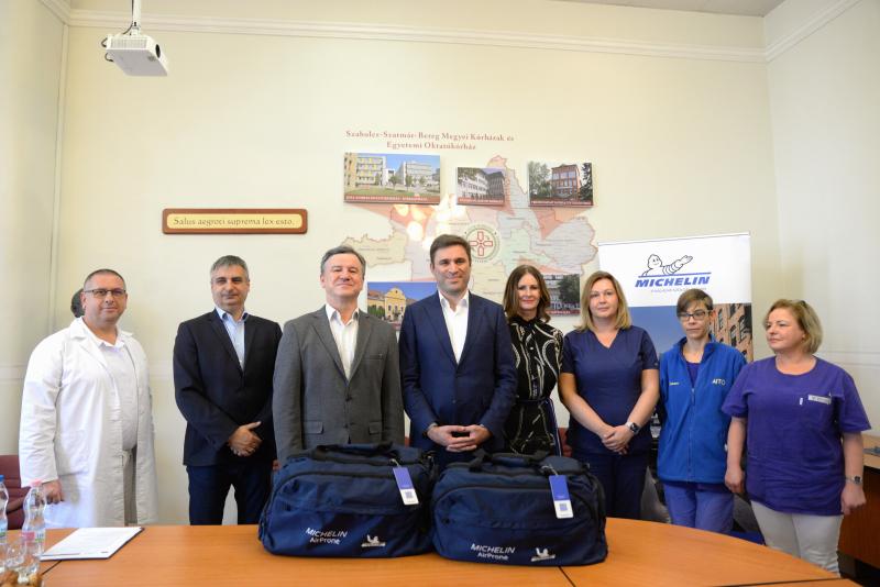 Michelin AirProne adomány a kórháznak