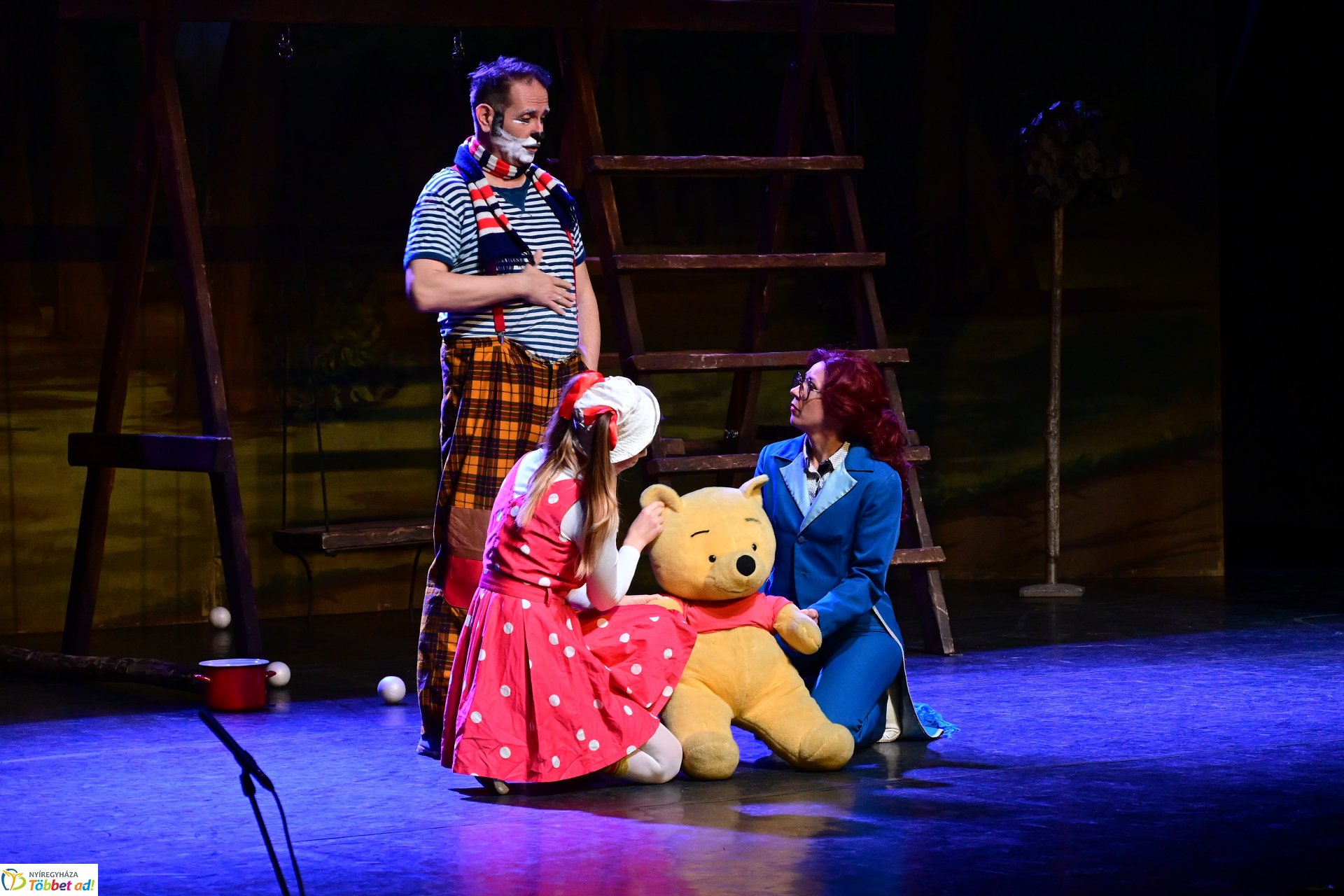 Micimackó előadást láthattak  a gyerekek a Most Élsz Egyesület szervezésében