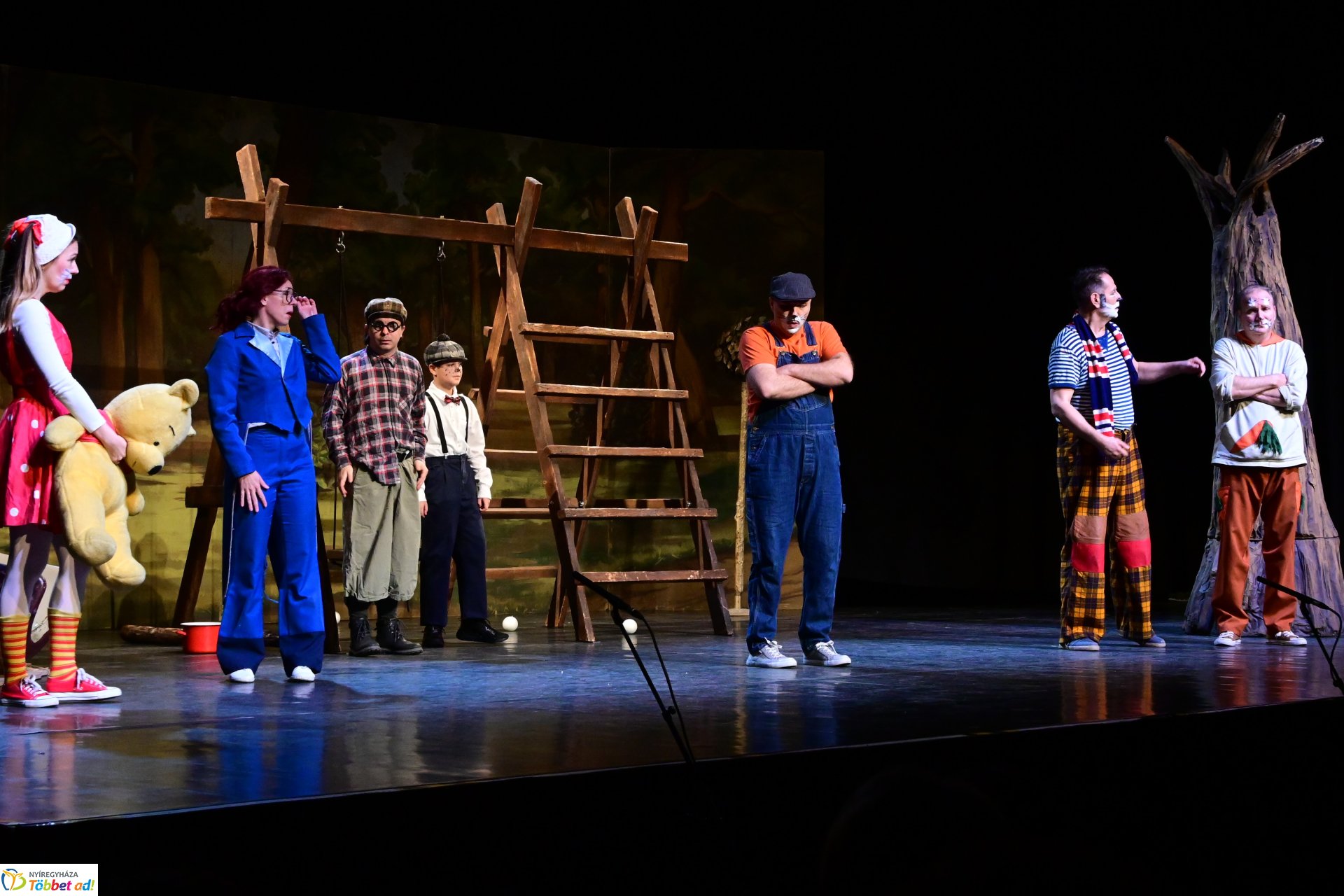 Micimackó előadást láthattak  a gyerekek a Most Élsz Egyesület szervezésében