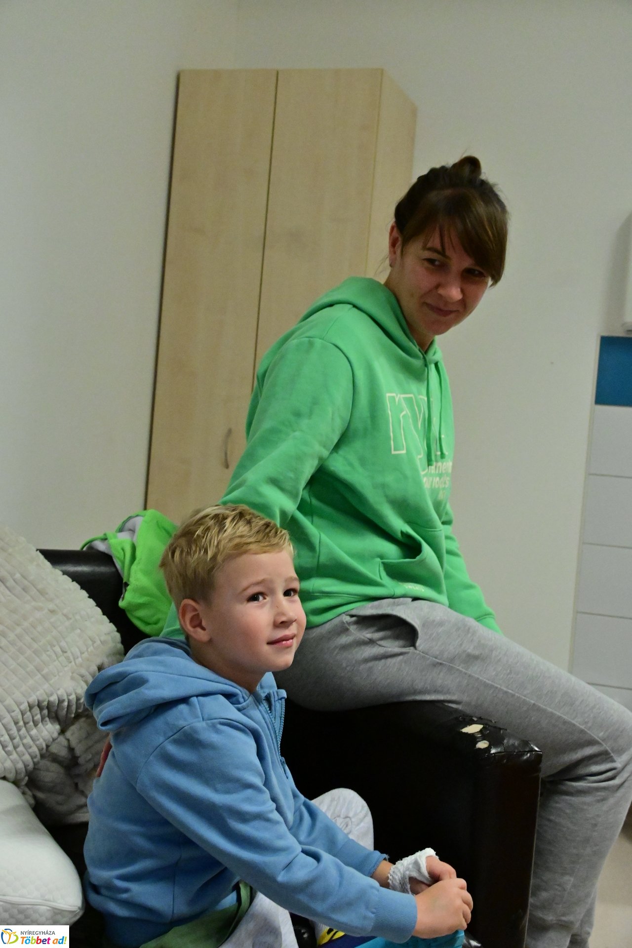 Mikulás látogatása a gyerekosztályon 2024