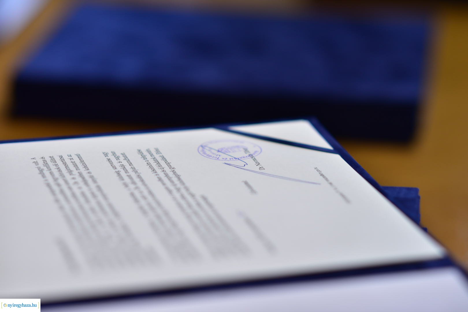 Miniszteri köszönő levelek átadása