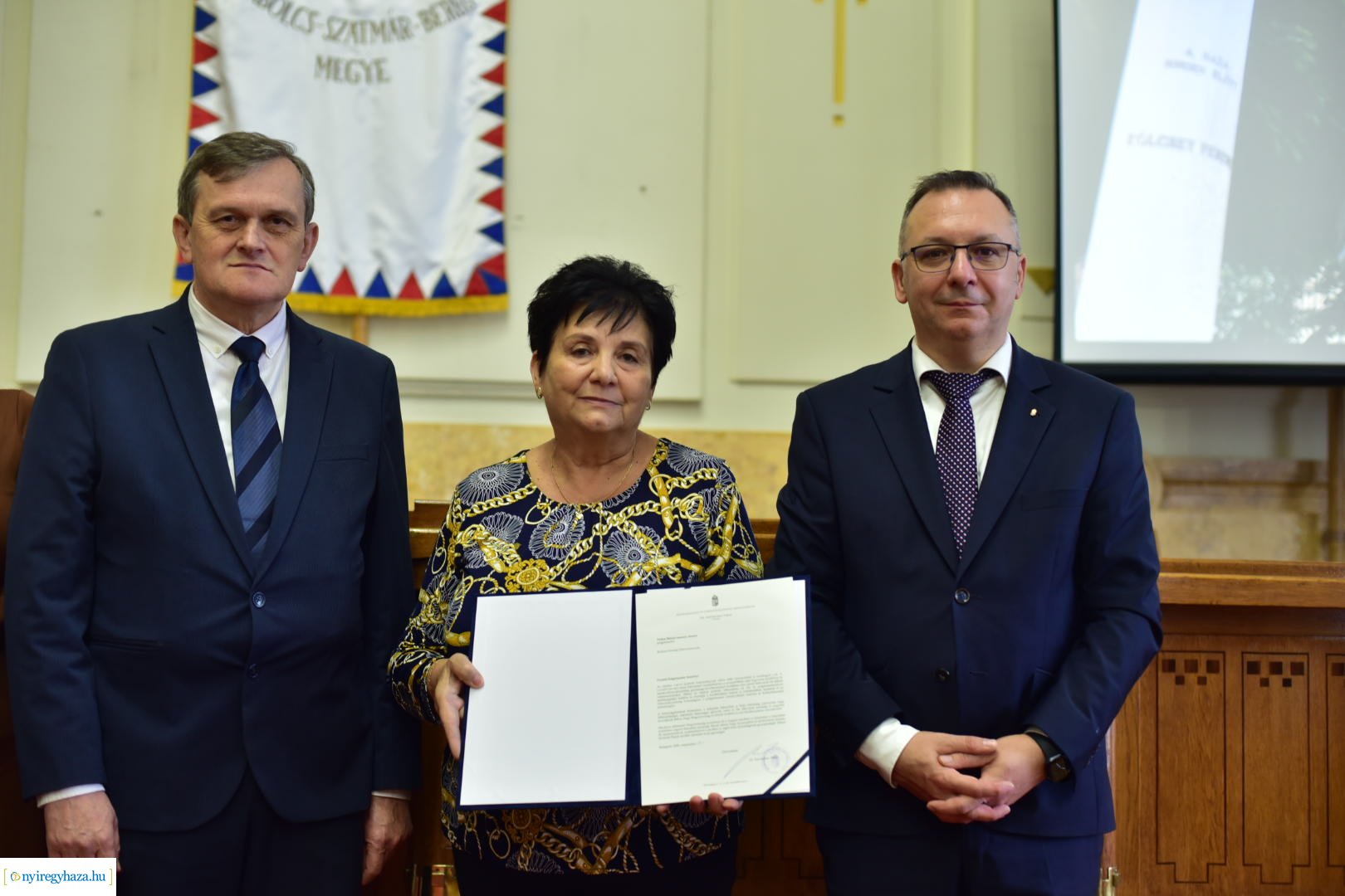 Miniszteri köszönő levelek átadása